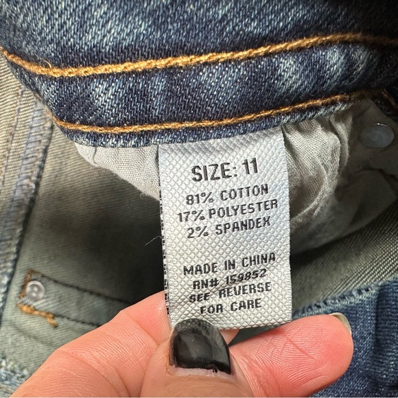 Women's Flare & Wide Leg Jeans - Blue - Picture 7 of 8